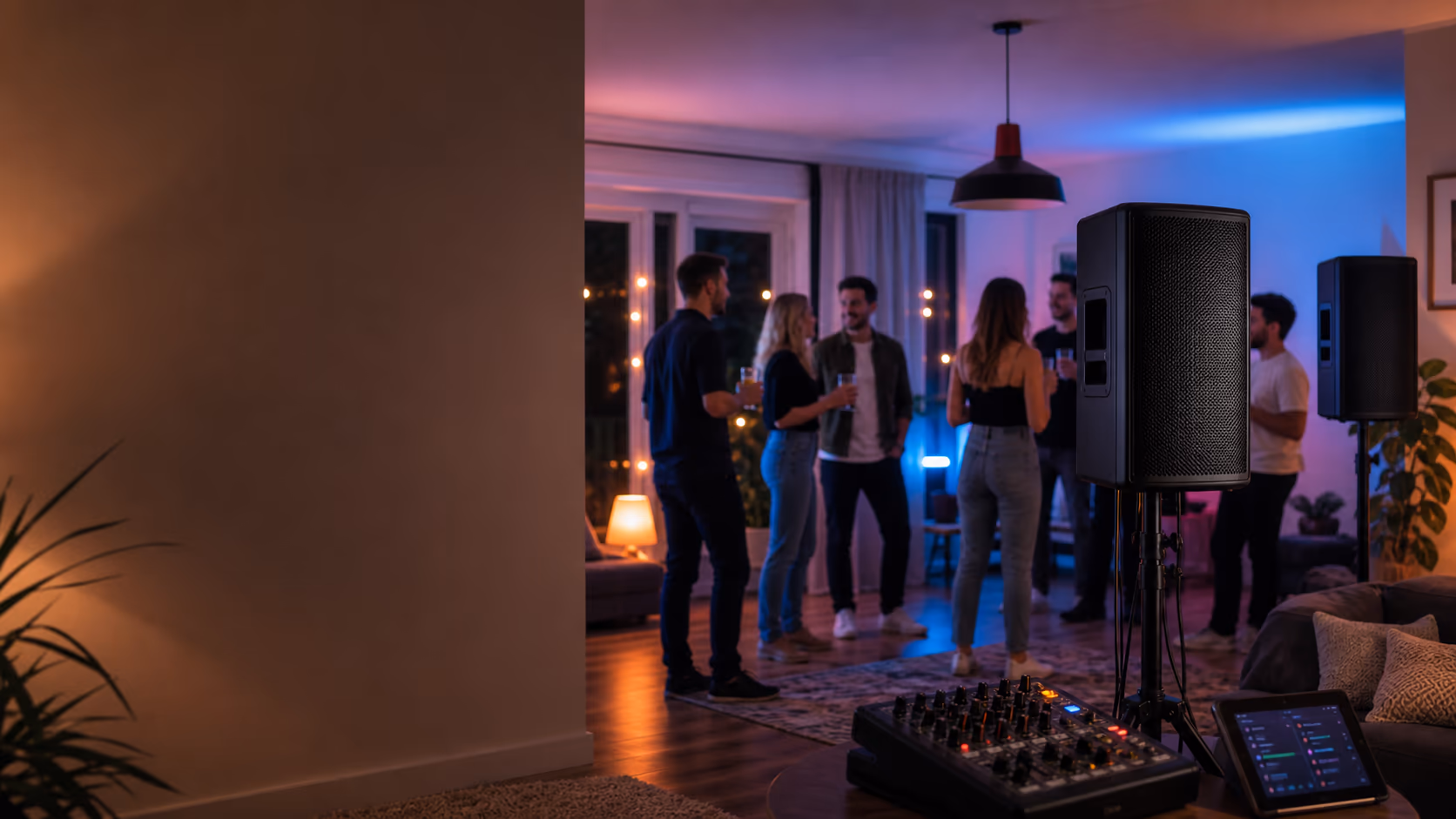Rent Loud party speaker rental setup